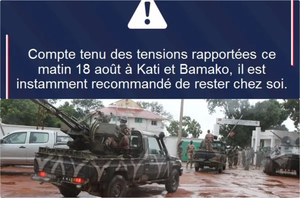 Mali : situation toujours tendue à Bamako, « Paris demande à ses ressortissants de rester chez eux »
