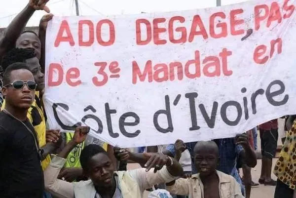 Côte d’Ivoire : des manifestations contre le 3e mandat de Ouattara