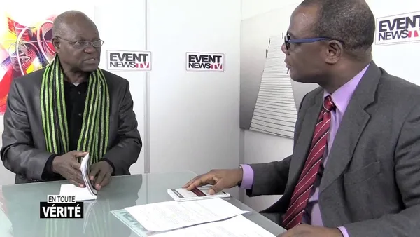 2015, Tiburce Koffi sur Eventnewstv: « si c’est parce que Ouattara possède une armée qu’il veut produire la terreur sur les Ivoiriens, il se trompe »