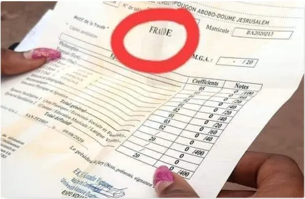 Résultats Bac 2020 : des candidats avec la mention « Fraude » sur leurs collantes