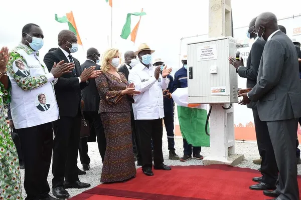 M’Batto : Ouattara procède à la mise sous tension à Assiè-Akpèssè