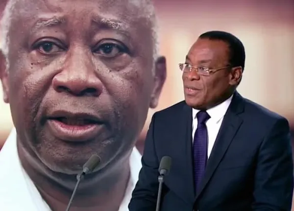 Affi N’Guessan et l’ex-président ivoirien Laurent Gbagbo