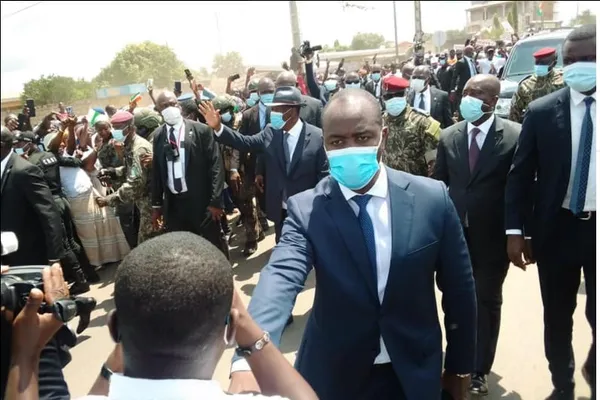 Alassane Ouattara à Bouaflé : une foule massive sortie pour l’accueillir
