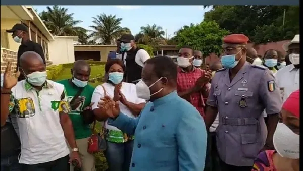 Investiture du candidat du PDCI : arrivée de Bédié à Yamoussoukro