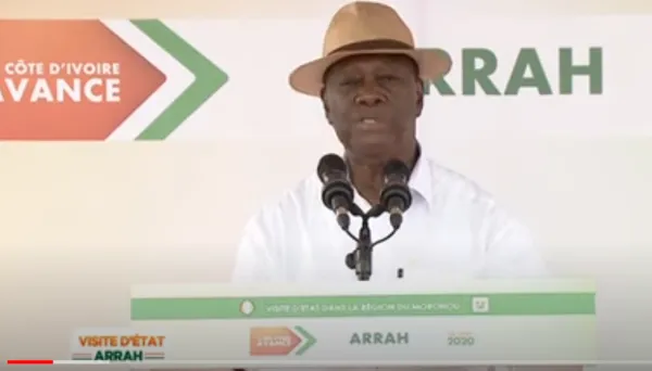 Visite d’état dans le Moronou: Ouattara appelle à cultiver la Paix
