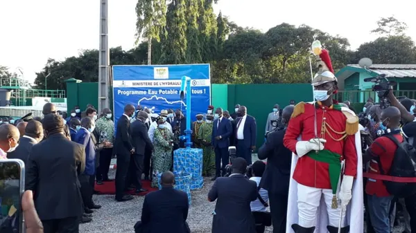 Bongouanou : Ouattara offre une station de traitement d’eau potable
