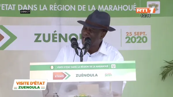 Visite d’Etat : Ouattara salue les femmes Gouro de Zuénoula, « Je demande que vous soyez décorées « 