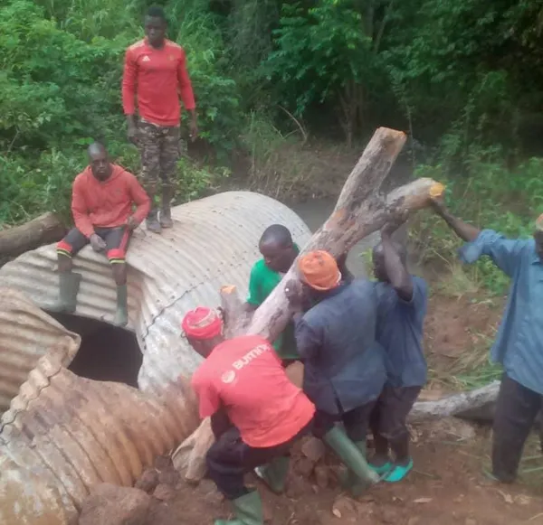 Pluies à Dabakala : un pont emporté par les eaux pluviales