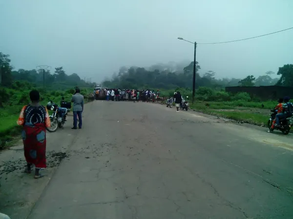 Marche contre Ouattara : situation tendue à Bangolo, la voie nationale coupée ce 14 septembre