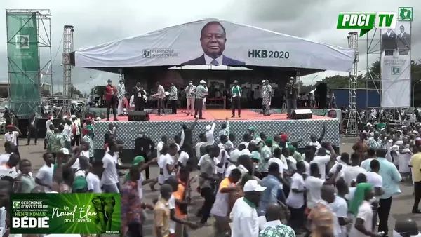Investiture d’Henri Konan Bédié : suivez en direct de Yamoussoukro la démonstration de force du PDCI