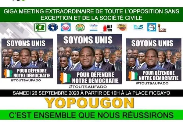 Meeting de l’opposition à Yopougon le 26 septembre : Jean Bonin réagit, « le FPI n’a agi pas dans l’improvisation »