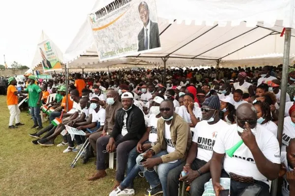 Meeting de clôture de la visite de Ouattara : grande affluence des populations du Moronou