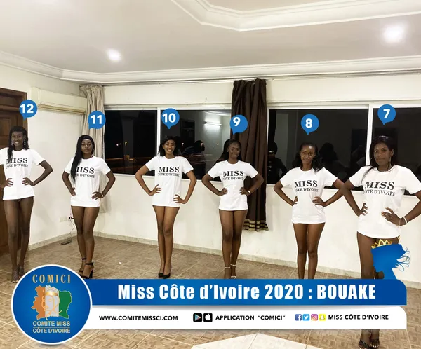 Miss Côte d’Ivoire 2020 : présélection région du Gbêkê, 12 candidates en lice