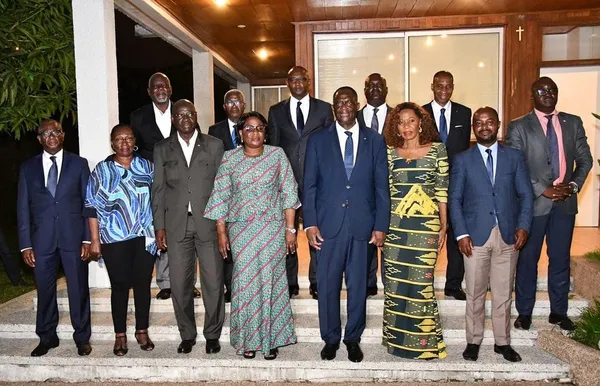Bédié reçoit le CNDH conduit par sa présidente Namizata Sangaré