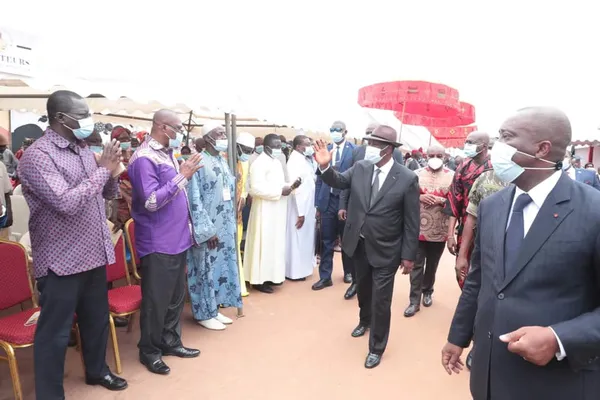 Décès du Roi Agnini Bilé II : Ouattara à Agnibilékrou
