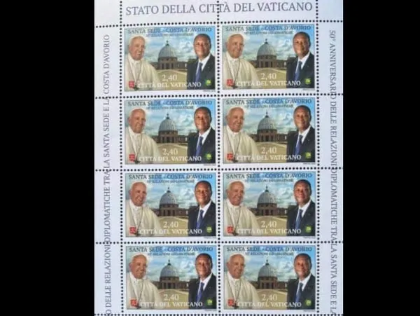 Côte d’Ivoire – Vatican : Ouattara va dévoiler le timbre de 50 ans de relations