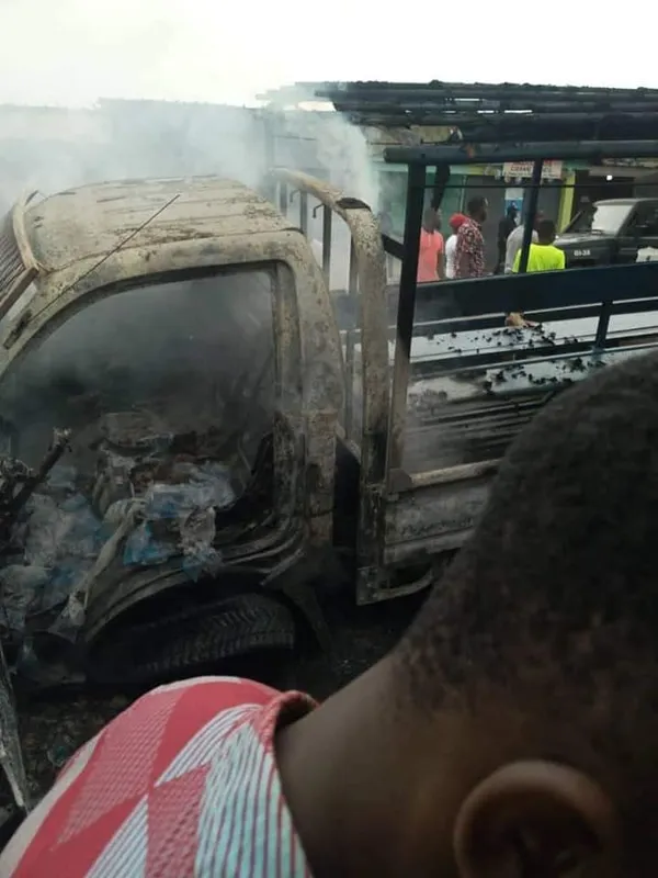 Cargo incendié à Yopougon : la Gendarmerie Nationale se prononce