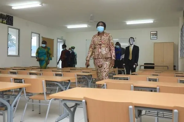 Kandia Camara au Groupe Scolaire d’Excellence Children of Africa d’Abobo
