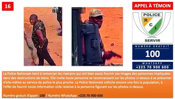 Marche de l’Opposition ivoirienne : des « microbes » recherchés par la police, les images