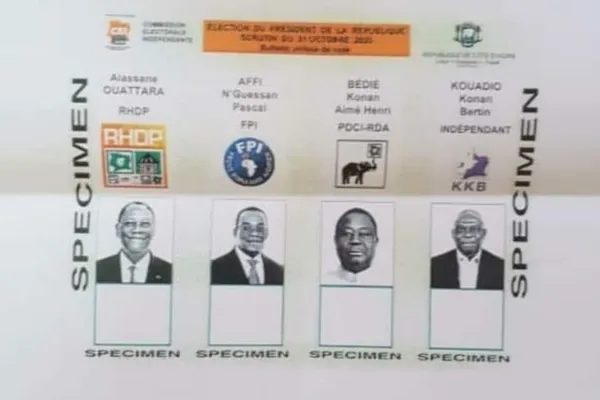 Bédié et Affi n’ont pas retiré leurs  affiches et bulletins de vote pour la présidentielle du 31 octobre 2020