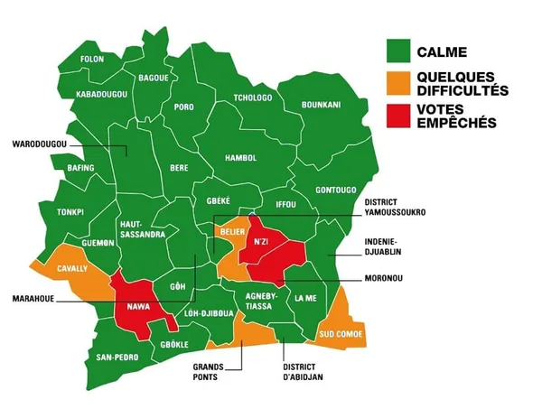 Le scrutin se déroule « dans le calme malgré quelques incidents mineurs » (Président de la CEI) – Actualité ivoirienne 31/10/2020