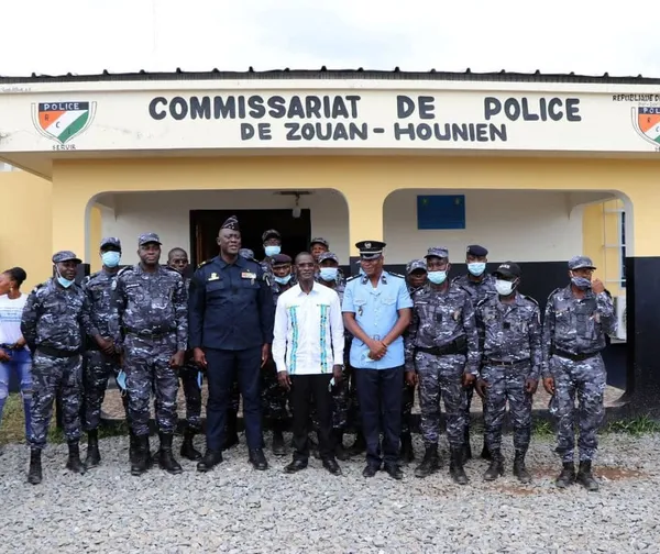 Zouan-Hounien : inauguration d’un commissariat mixte