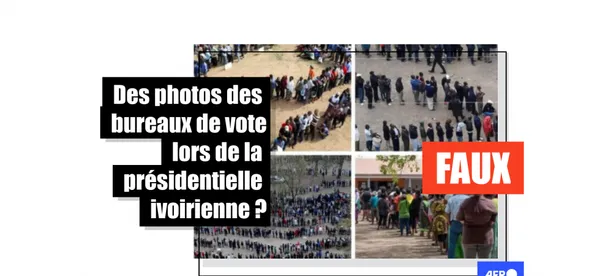Fake New RHDP: ces photos ne sont pas des bureaux de vote la présidentielle 2020 en Côte d’Ivoire