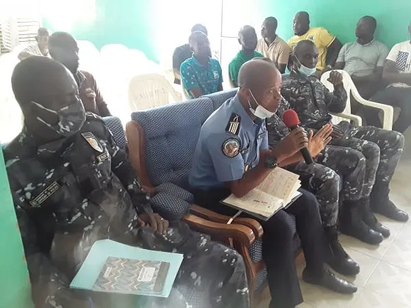 Odienné : la police locale reconnaissante à la chefferie traditionnelle