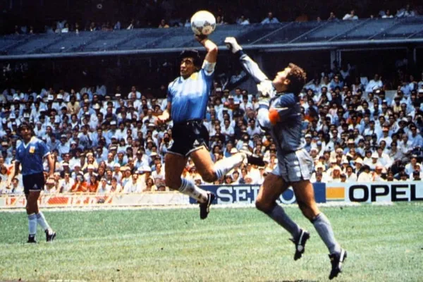 Diego Maradona et la « main de Dieu »