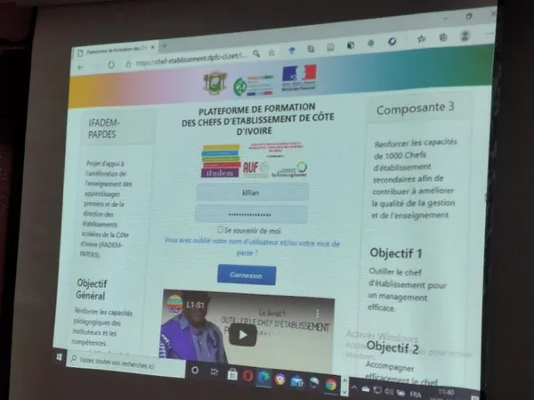 Formation IFADEM-PAPDES : bientôt une plateforme en ligne