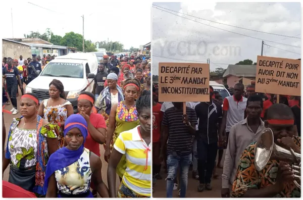 Koffi Toussaint : décapité lors des manifestations de Daoukro inhumé ce 21 novembre 2020, en images
