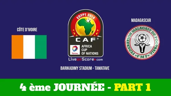 Madagascar – Côte d’Ivoire : suivez en direct le match