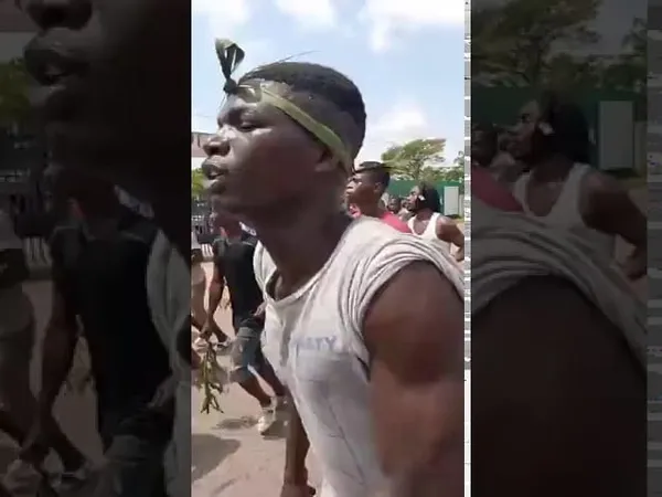 La tension monte à Yamoussoukro : la population dans les rues ce 9 novembre 2020, vidéo