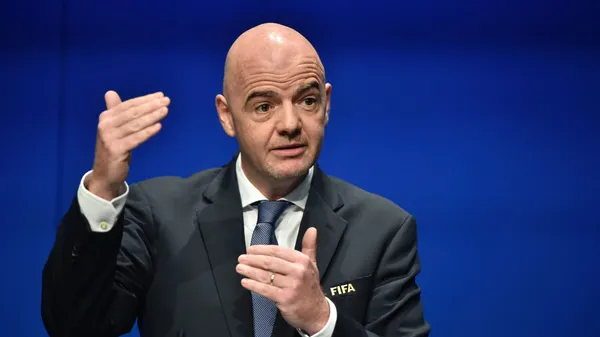 Gianni Infantino, le président de la FIFA incarcéré pour criminalité.