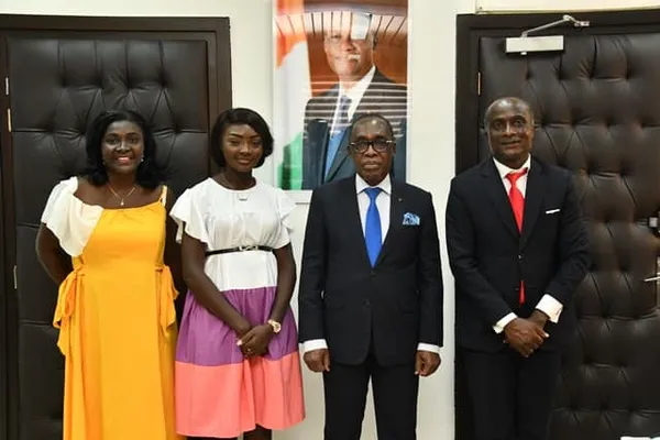 Plus jeune pharmacienne de Côte d’Ivoire: Dr Olivia N’Goran chez Aka Aouélé