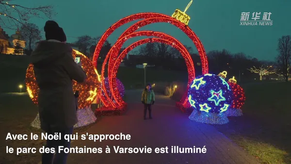 Un parc de Varsovie illuminé pour remercier les soignants du COVID-19 – Actualités 20/12/2020