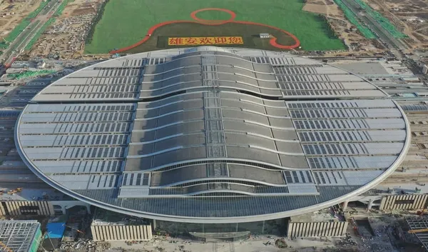 Chine : gare ferroviaire en construction à Xiongan – Actualités 24/12/2020