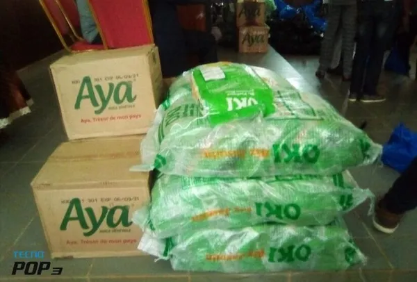 Dons de kits alimentaires aux populations de Katiola