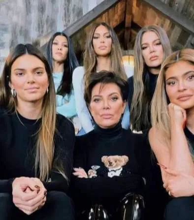 Les Kardashian sur une photo sans filtre