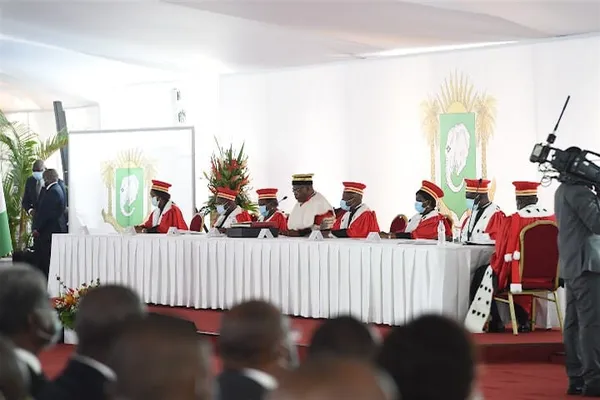 Prestation serment d’ADO : Mamadou Koné, « la présidentielle de 2010 et 2020 ne peuvent être comparées en droit »