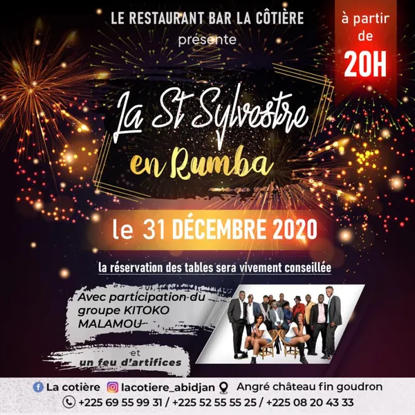 Réveillon 2021 de la Saint Sylvestre de la Côtière à Angré