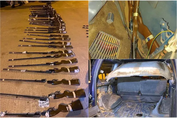 Plusieurs armes saisies à Kassérégué au nord de la Côte d’Ivoire
