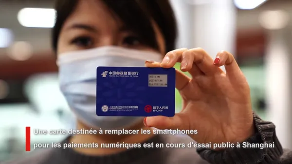 Chine : les cartes physiques pour les paiements numériques en phase d’essai à Shanghai – Actualités 06/01/2021