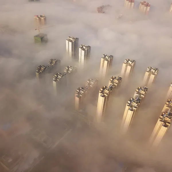 Chine : brouillard d’advection à Weining – Actualités 14/01/2021