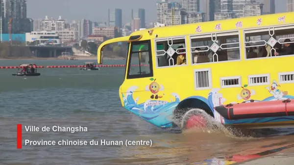 Chine : mise en service d’un bus touristique amphibie dans le Hunan – Actualités 20/01/2021