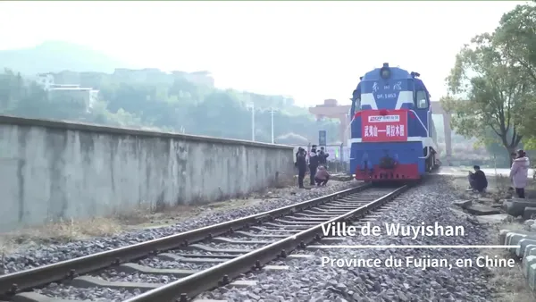 Chine : départ du premier train de fret international de Wuyishan depuis le Fujian – Actualités 22/01/2021