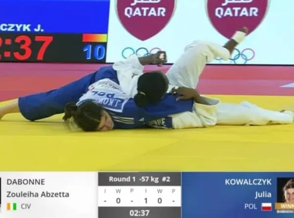 Master Doha : Dabonné Zoulehia battue par la Polonaise Julia Kowalczyk
