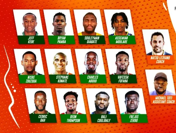 Afrobasket masculin 2021: voici les 12 Eléphants convoqués