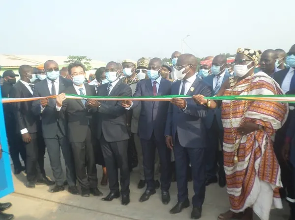 Inauguration du centre de secours d’urgence d’Agboville