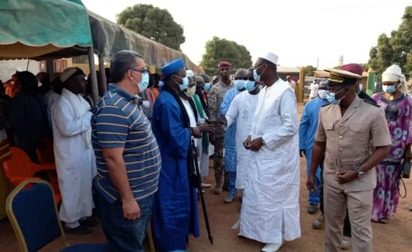 Centre de santé de Sanankoro : Moussa Sanogo visite le chantier